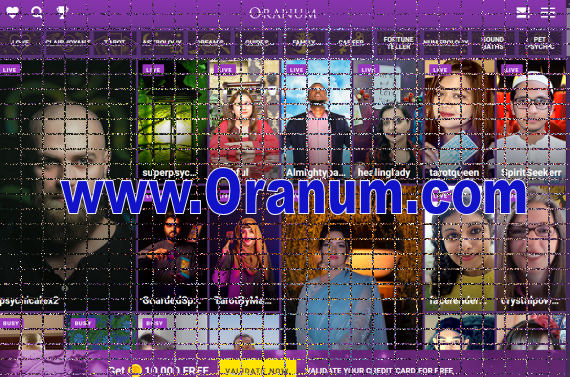 There are diverse services offered by Oranum.com, including Dreamy Interpretation and Energy Readings and Rituals, besides palm reading, astrology, sound healing, and numerology.